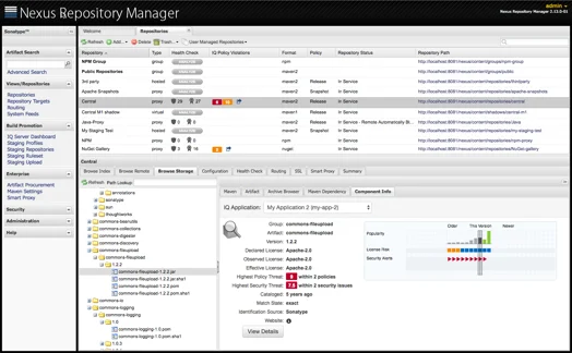 Nexus firewall tour - repo overview